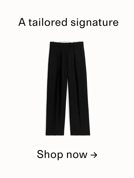Wool Blend Twill Trousers