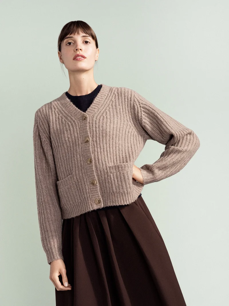Image of Cashmere Alden Cardigan