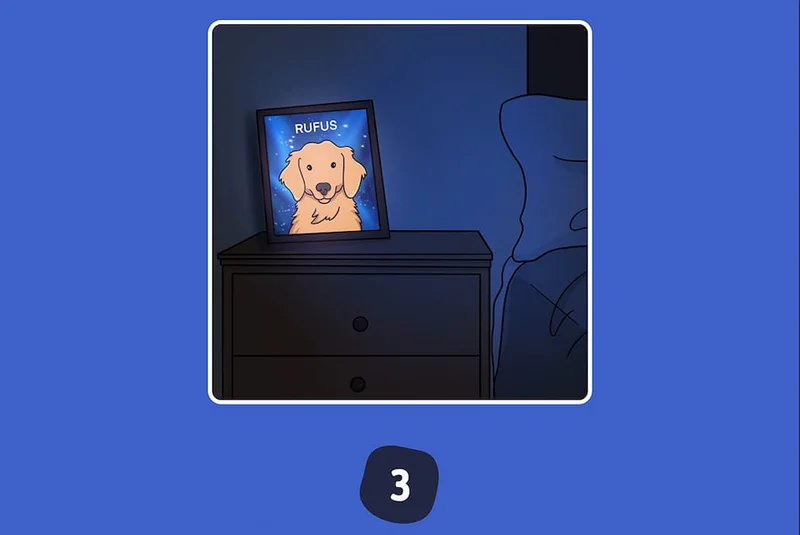 3. Illuminate Your Space - Comfort is only a click away! Light up your room with your pet's warmth and feel their spirit by your side.