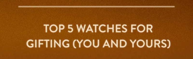 Top 5 Watches