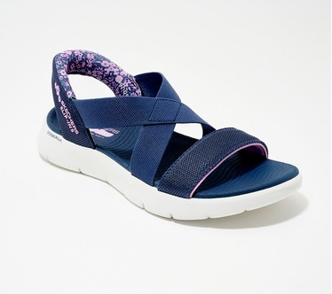 Skechers Slip-ins GO WALK Flex Crossband Sandals-Liliana