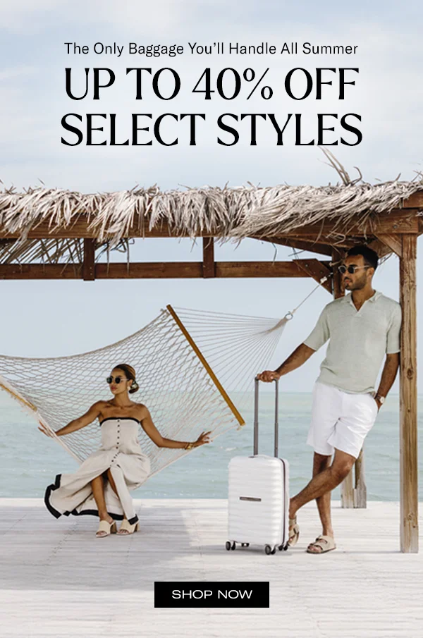 Up to 40% Off Select Styles