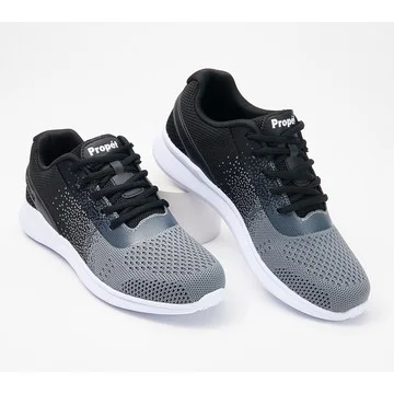 Propet Stretch Knit Lace-Up Sneakers - TravelBound Duo