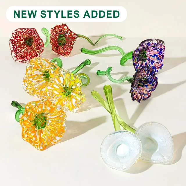 Glass Flowers with a Message