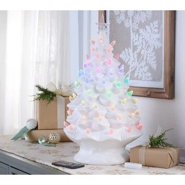 "As Is" Mr. Christmas 24" Ultimate Ceramic RGB Nostalgic Tree