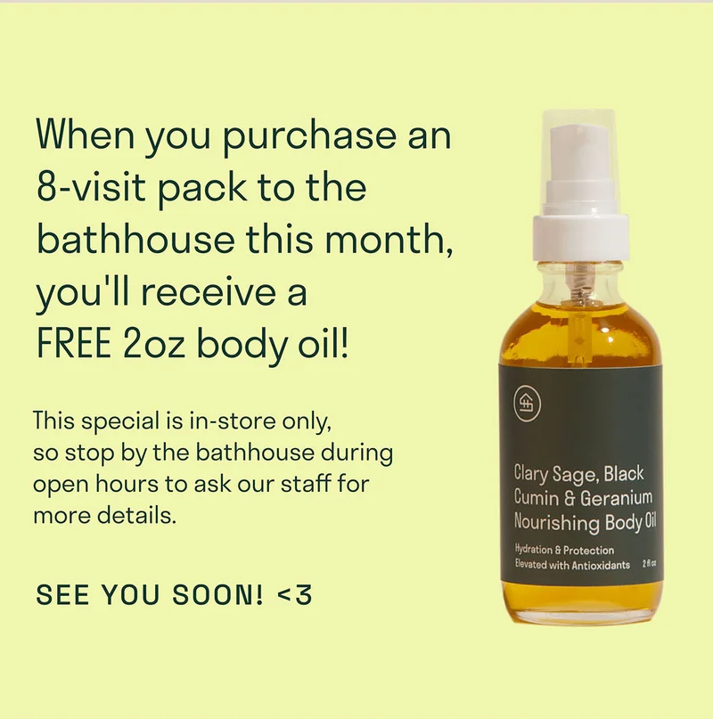 Some to the bathhouse to save.