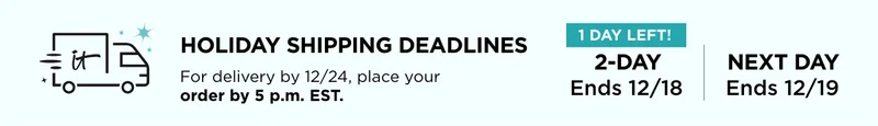Holiday Shipping Deadlines