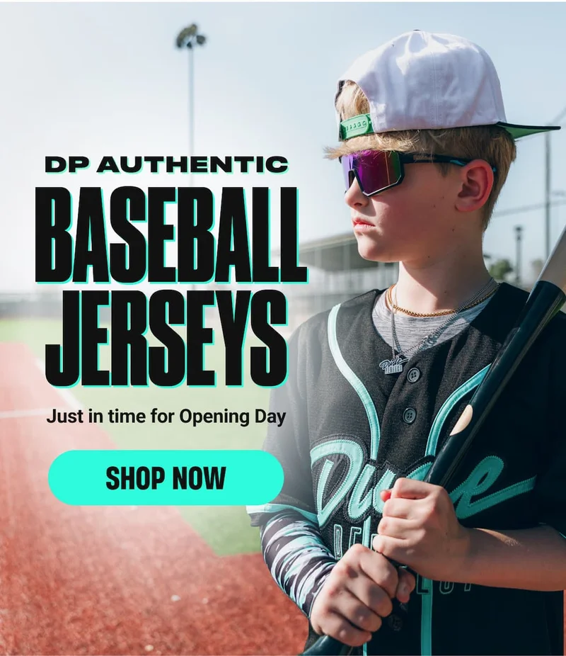 DP Authentic Baseball Jerseys - Just in time for opening day! [SHOP NOW]