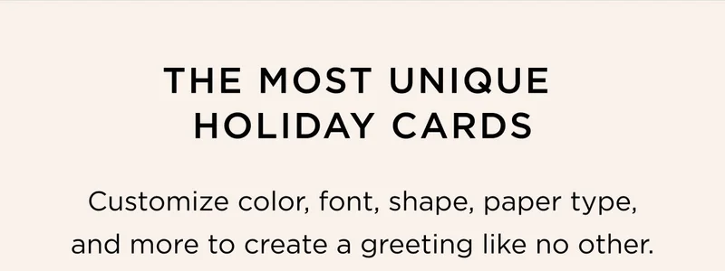 The Most Unique Holiday Cards