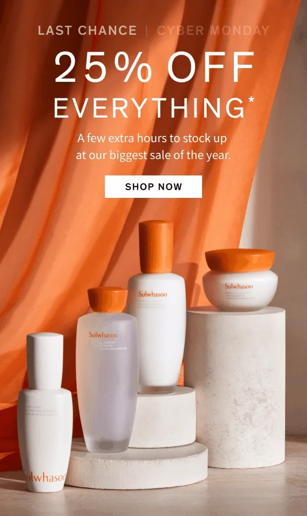 Cyber Week Extension: 25% off Sitewide