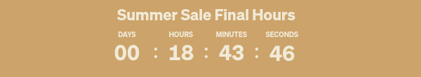 Summer Sale Countdown