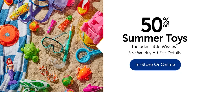 50% Off Summer Toys