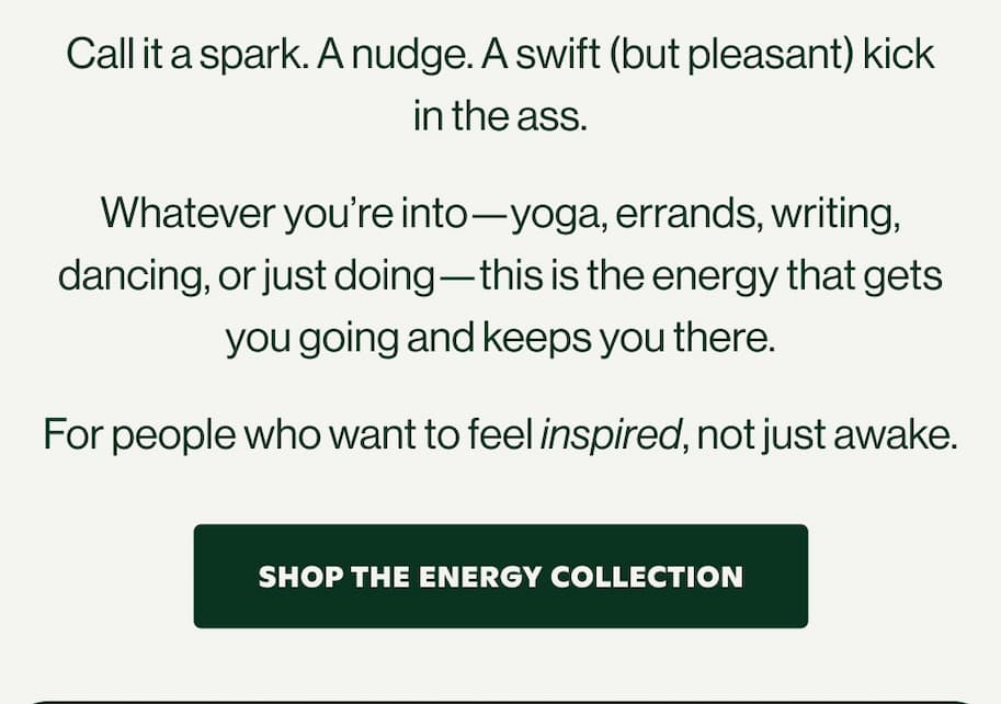 Call it a spark