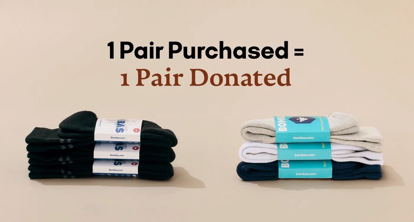 1 Pair Purchased = 1 Pair Donated