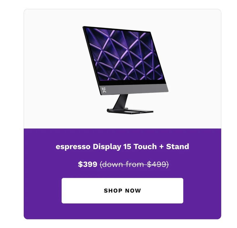 espresso Displays