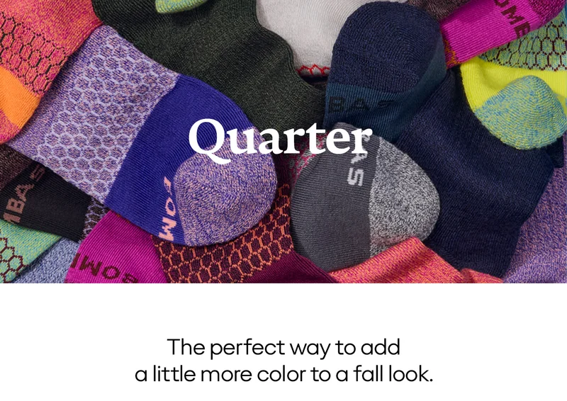 Quarter | The perfect way to add a little more color to a fall look.