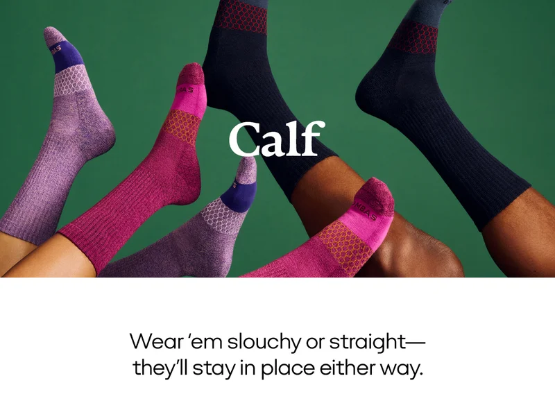 Calf | Wear 'em slouchy or straight-they'll stay in place either way.