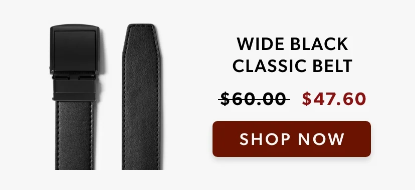 Wide Black Belt