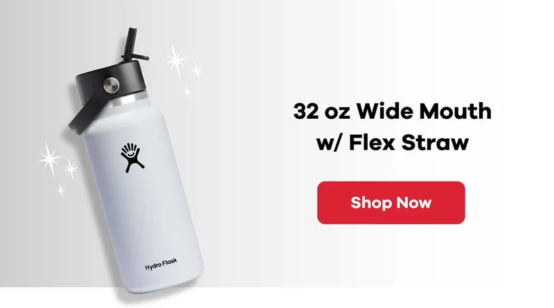 32 oz Wide Mouth w/ Flex Straw | Shop Now