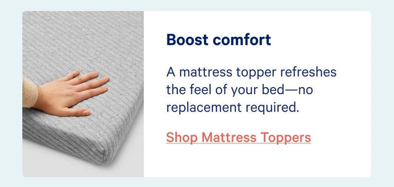 Boost comfort
