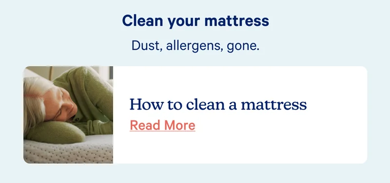 Clean your mattress