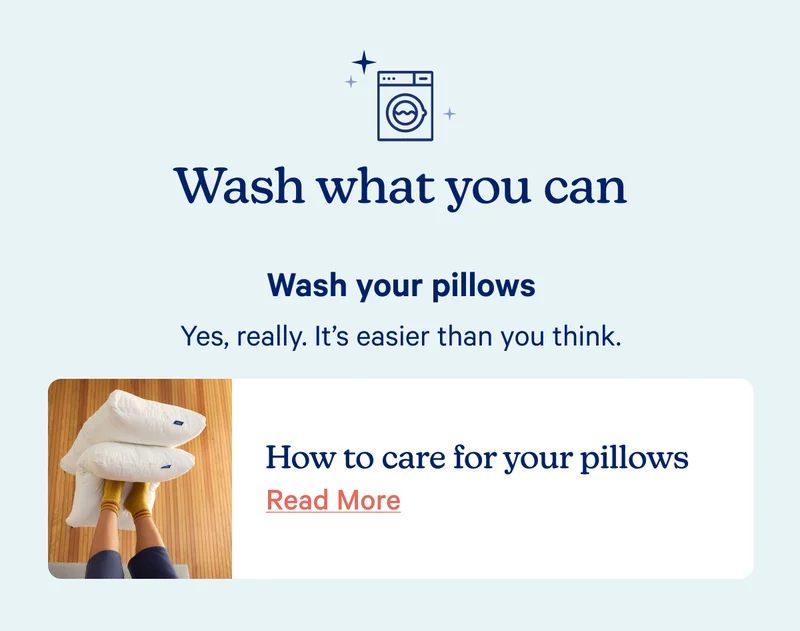 Wash what you can