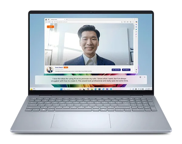 Dell 16 Plus Touch Laptop with Fingerprint Reader