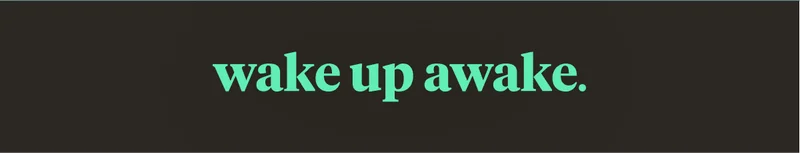 wake up awake.