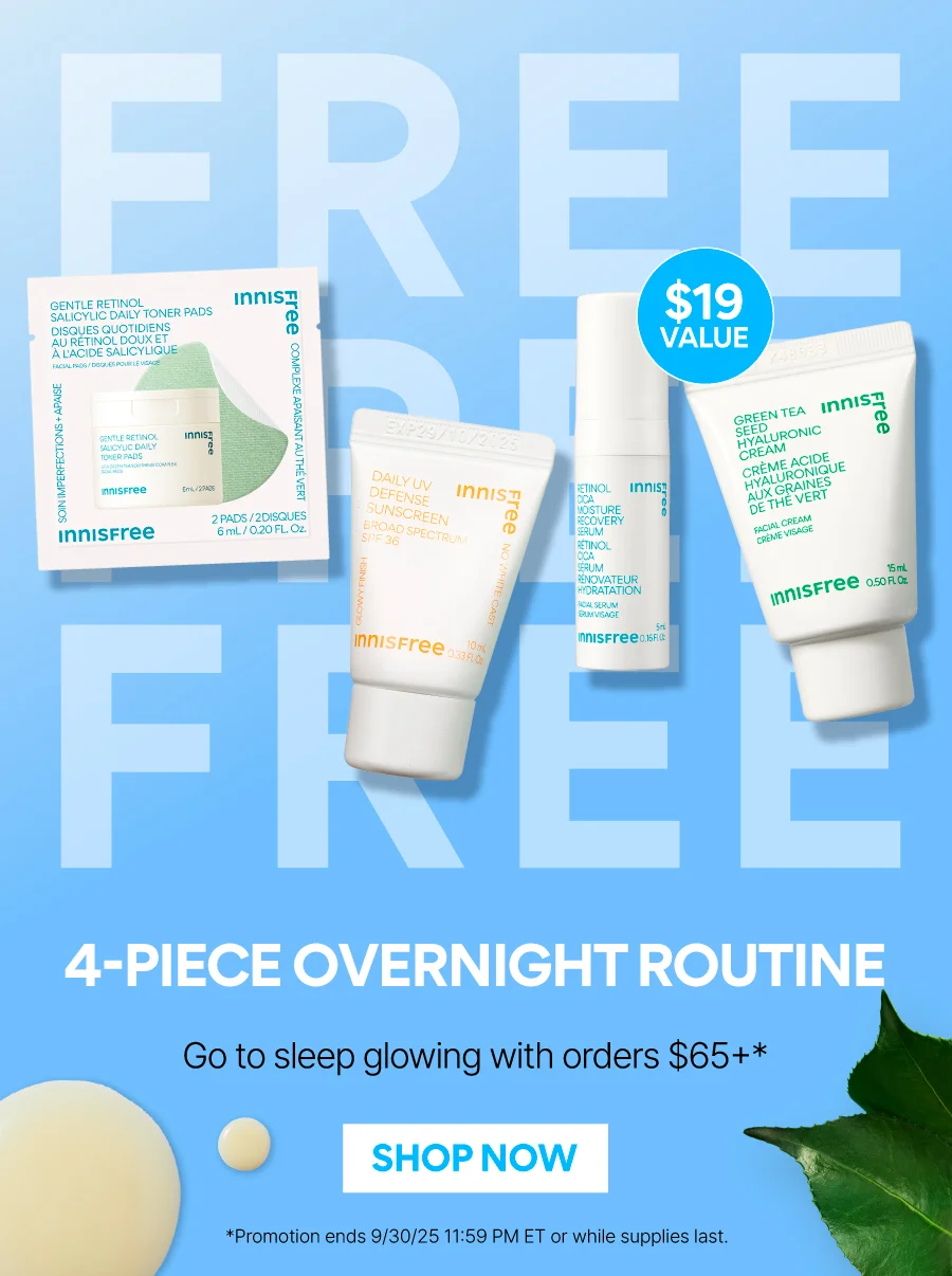 FREE OVERNIGHT GLOW ROUTINE WITH ORDERS $65+