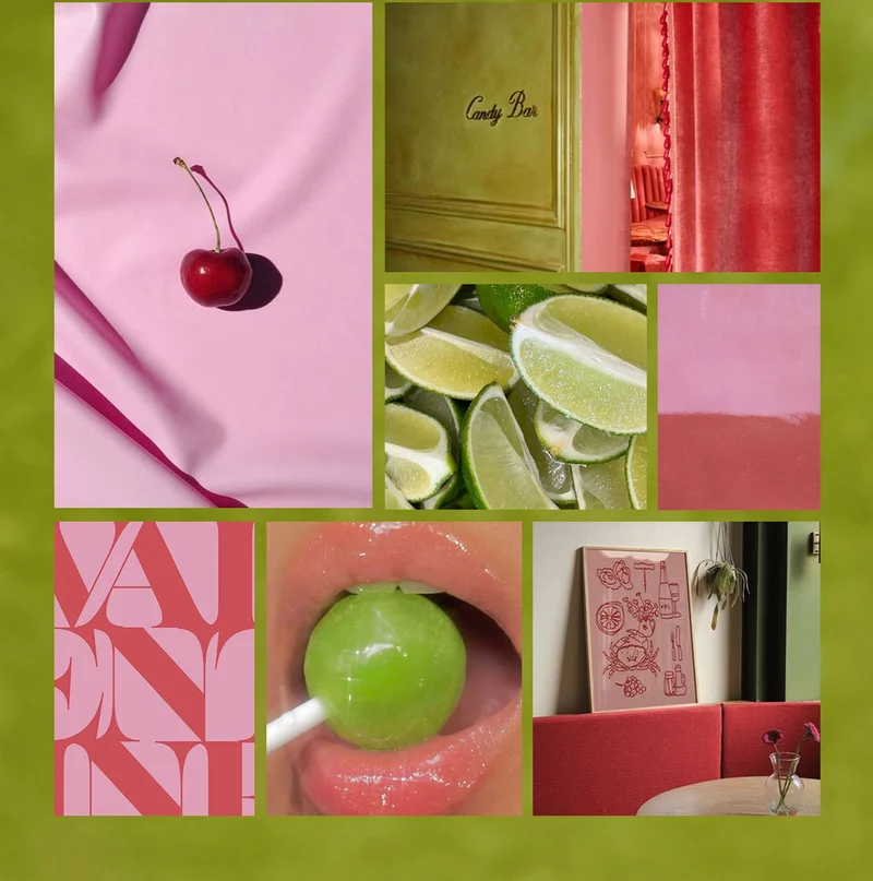 Cerise mood-board