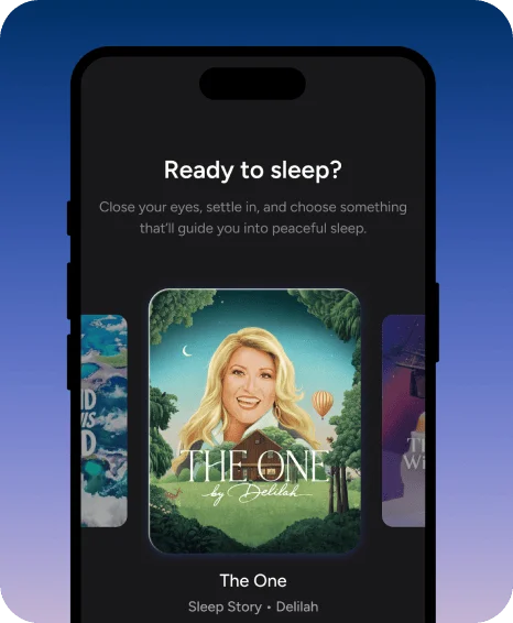 Fall asleep faster and longer with personalized sleep content