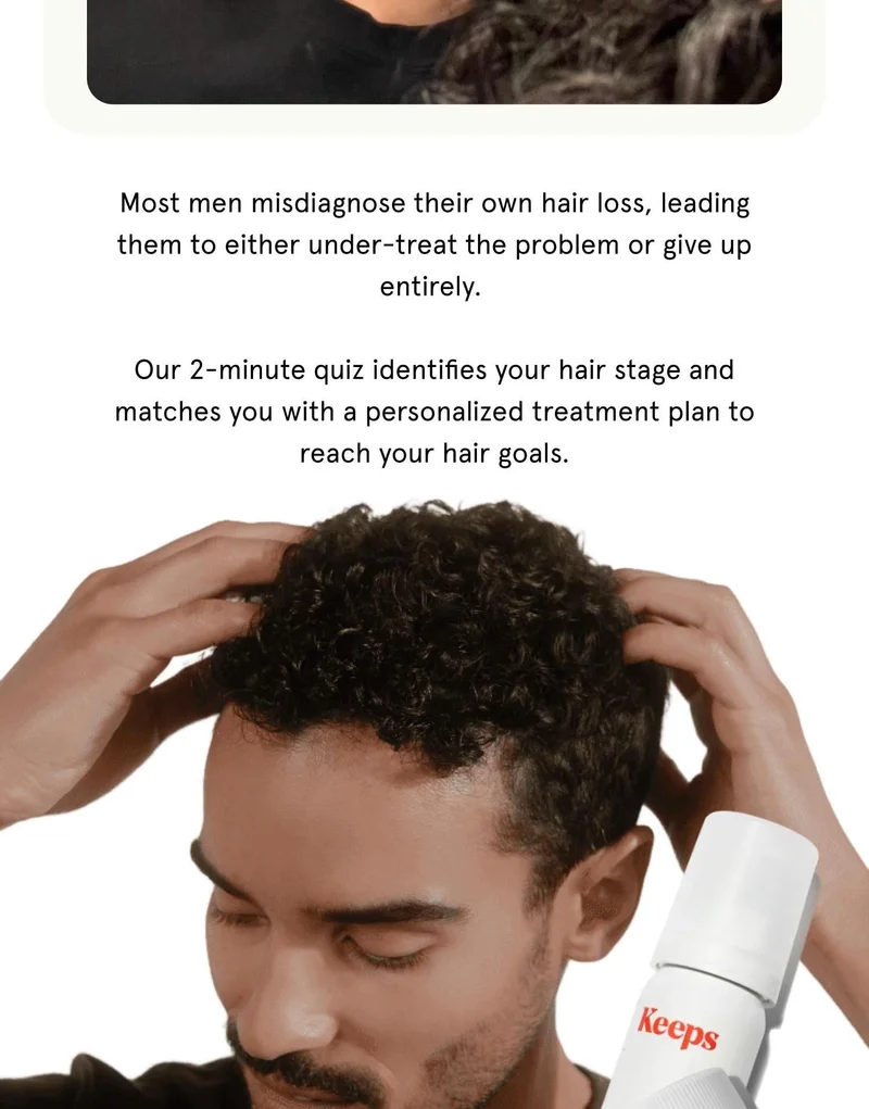 Our 2 minute quiz identifies your hair stage. Our 2 minute quiz identifies your hair stage.