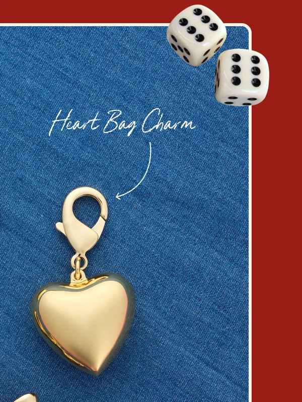 Heart Bag Charm