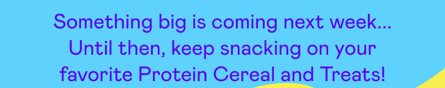Something big is coming next week...