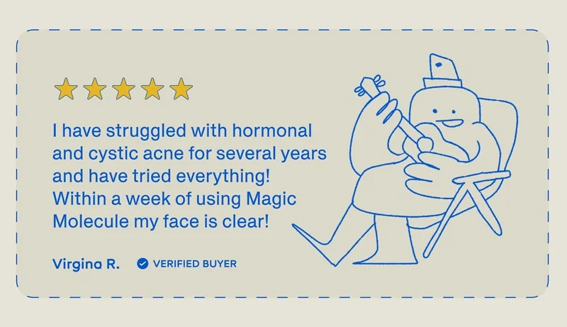 Helped with hormonal and cystic acne