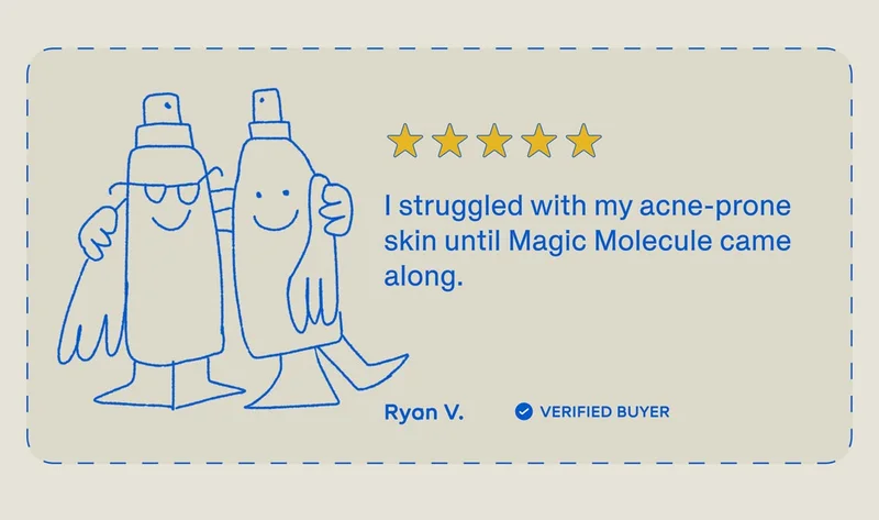 I struggled with acne until Magic Molecule came along