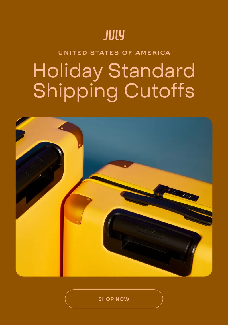 United States Of America Holiday Shipping Cutoffs. SHOP NOW.