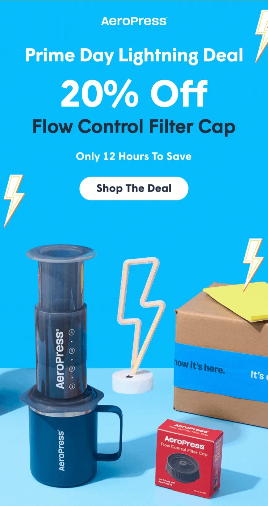 20% Off Flow Control Filter Cap