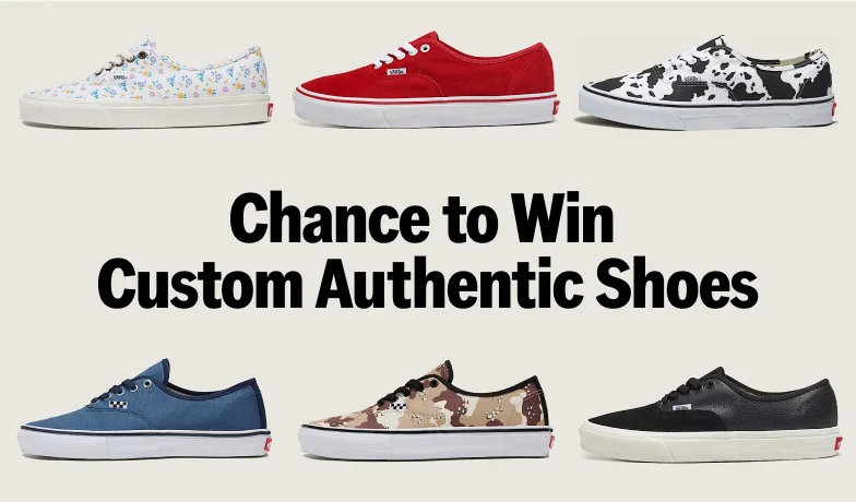 Chance to Win Custom Authentic Shoes