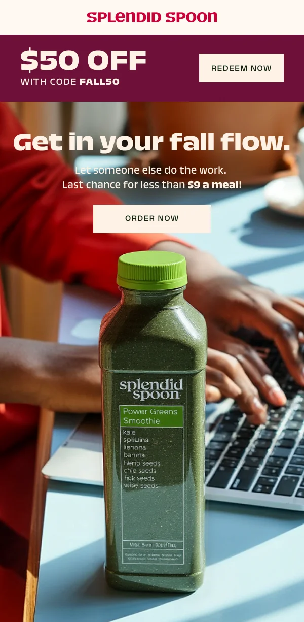 Use code FALL50