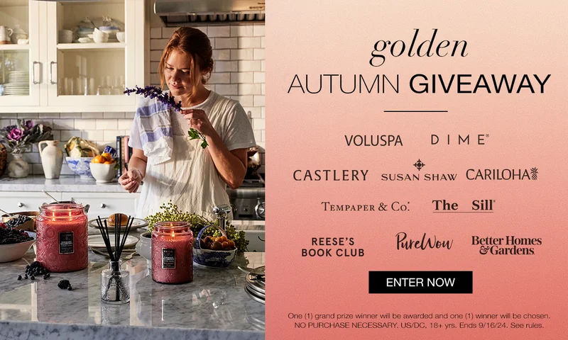 Enter Our Golden Autumn Giveaway