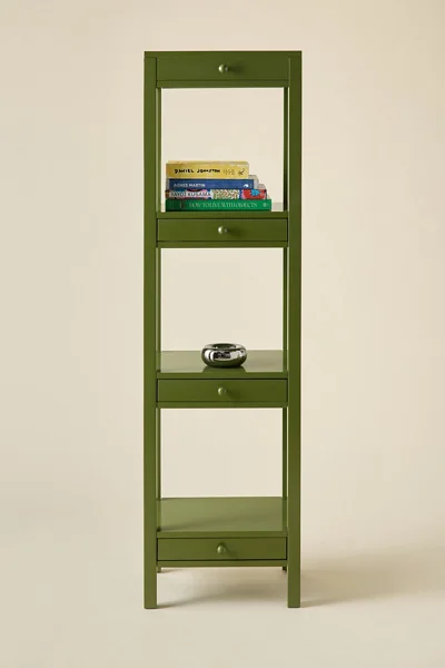 Romie Narrow 4-Drawer Storage Shelf