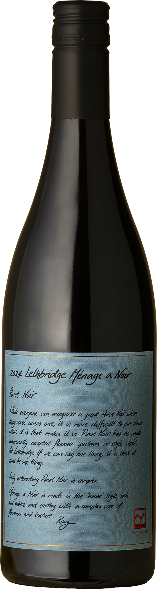 Image of Lethbridge <BR> Ménage a Noir Pinot Noir 2024