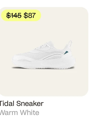 Tidal Sneaker Warm White