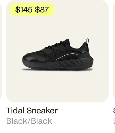 Tidal Sneaker Black/Black