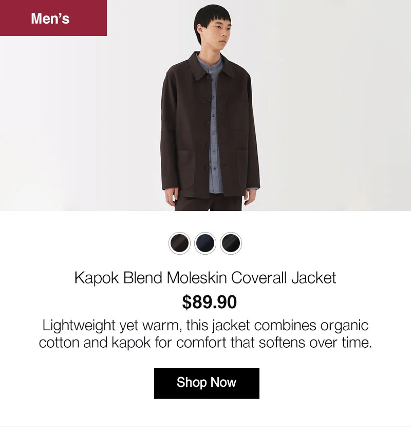 Shop Kapok Blend Moleskin Coverall Jacket