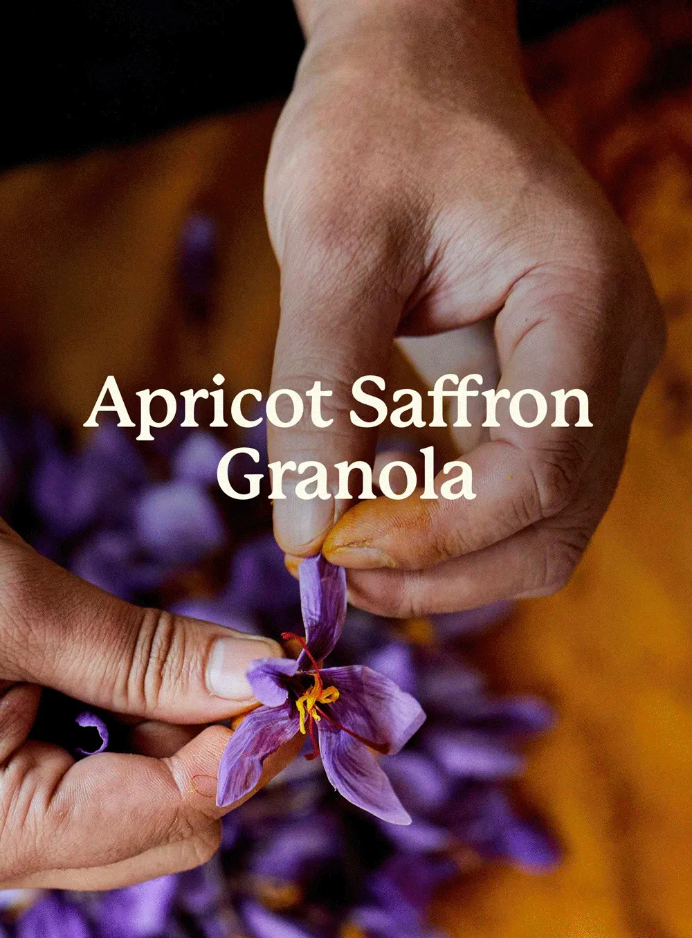Apricot Saffron Granola