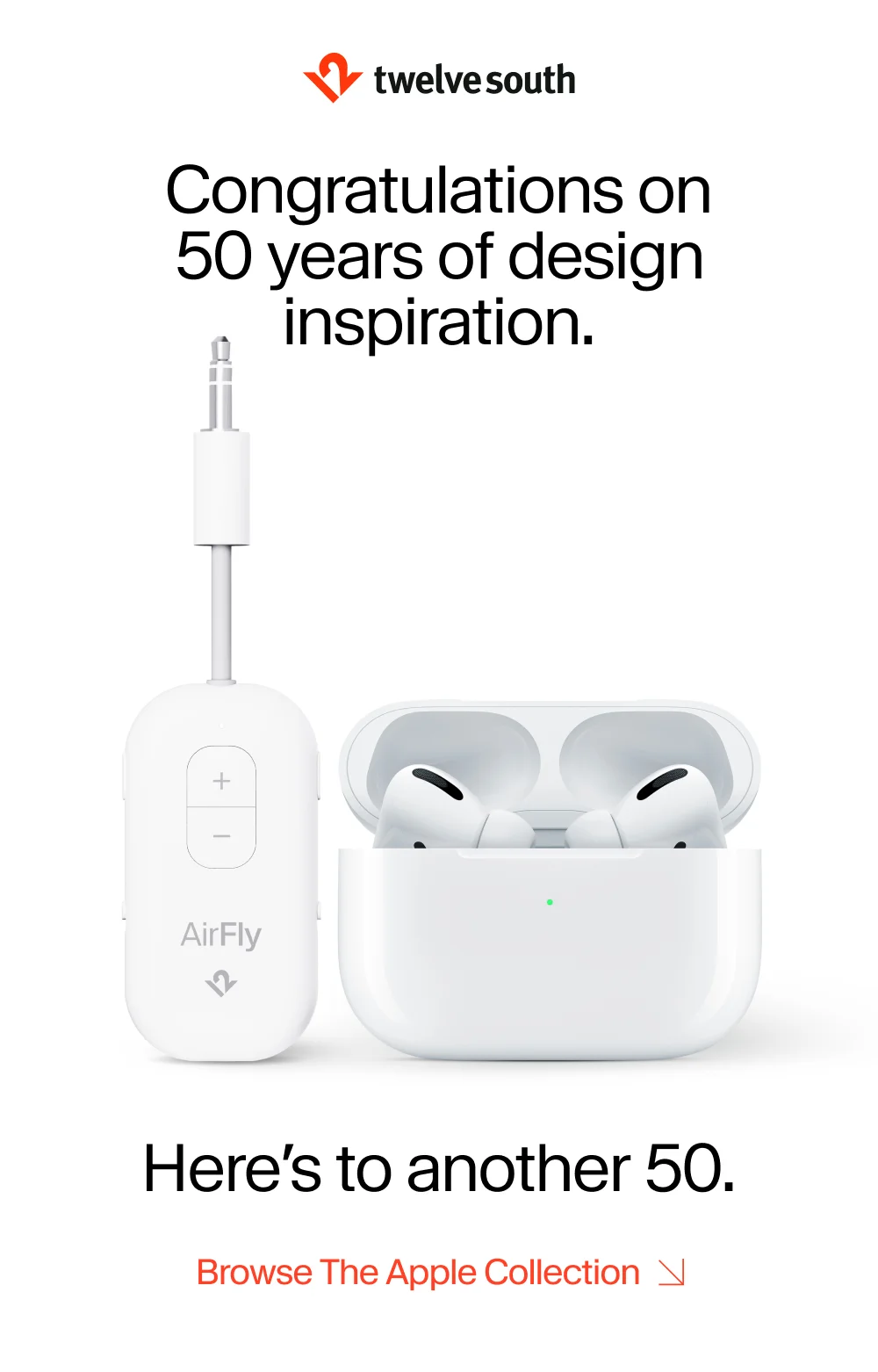 Congratulations on 50 years of design inspiration.