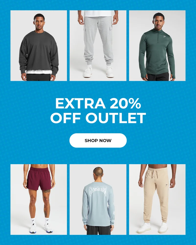 EXTRA 20% OFF OUTLET. SHOP NOW.