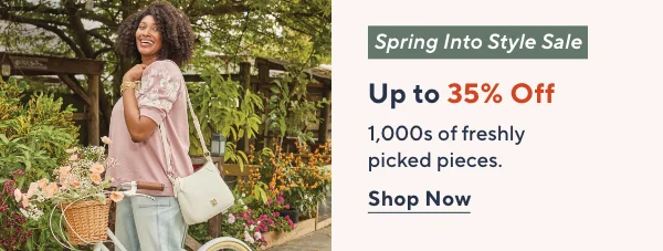 Spring Into Style Sale